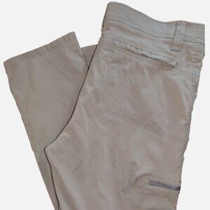 Wrangler Mens Size 36X32 Beige Cargo Hiking Nylon Pants